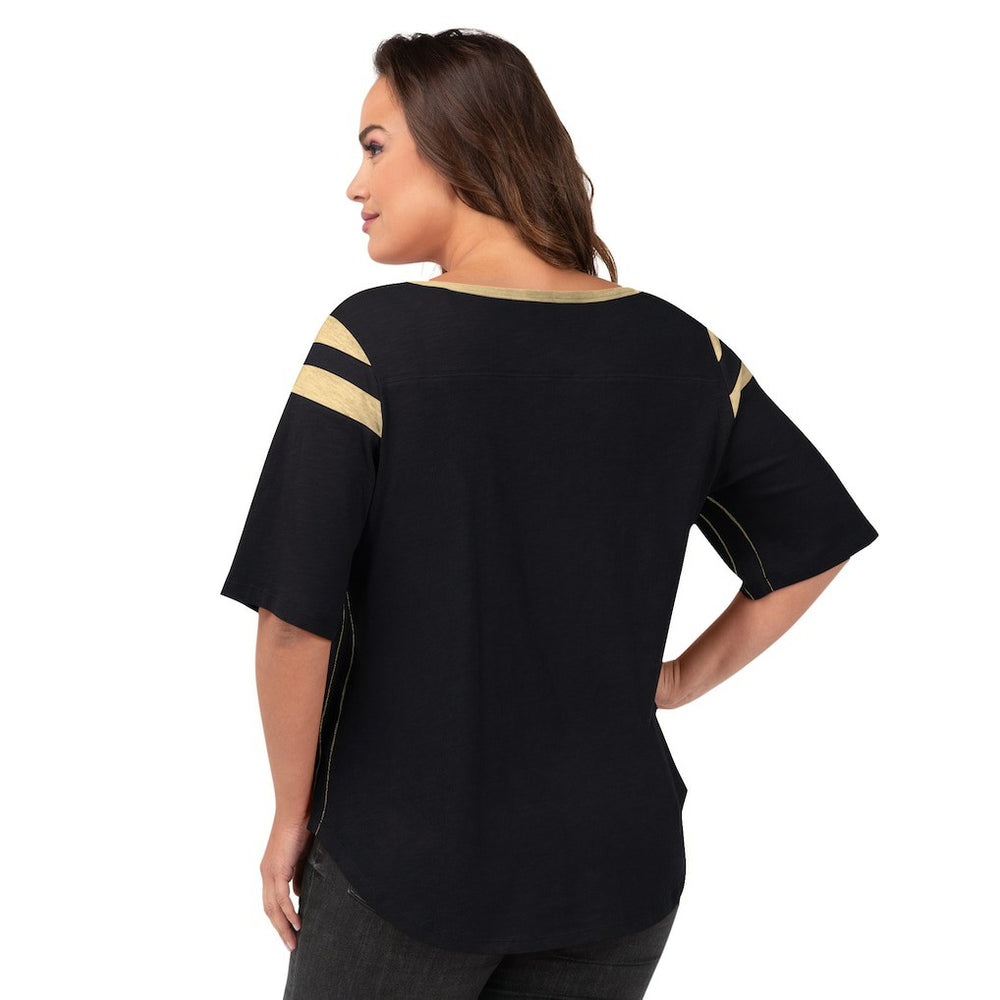 New Orleans Saints  G-III 4Her by Carl Banks Women's Plus Size Linebacker T-Shirt