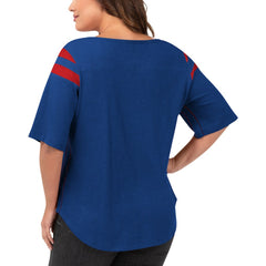 New York Giants  G-III 4Her by Carl Banks Women's Plus Size Linebacker T-Shirt