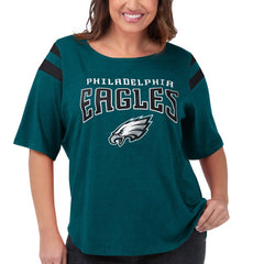 Philadelphia Eagles  G-III 4Her by Carl Banks Women's Plus Size Linebacker T-Shirt
