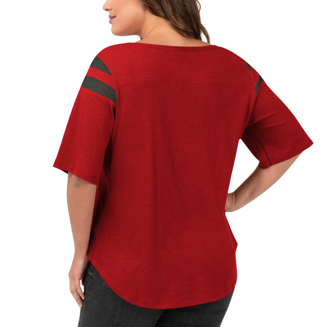 Tampa Bay Buccaneers  G-III 4Her by Carl Banks Women's Plus Size Linebacker T-Shirt