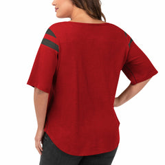Tampa Bay Buccaneers  G-III 4Her by Carl Banks Women's Plus Size Linebacker T-Shirt