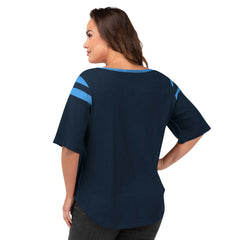 Tennessee Titans  G-III 4Her by Carl Banks Women's Plus Size Linebacker T-Shirt