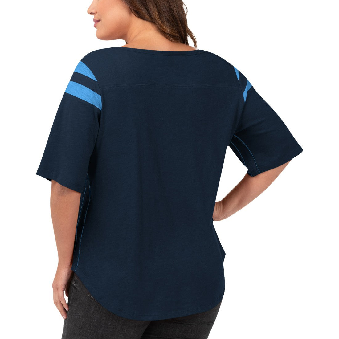 Tennessee Titans  G-III 4Her by Carl Banks Women's Plus Size Linebacker T-Shirt