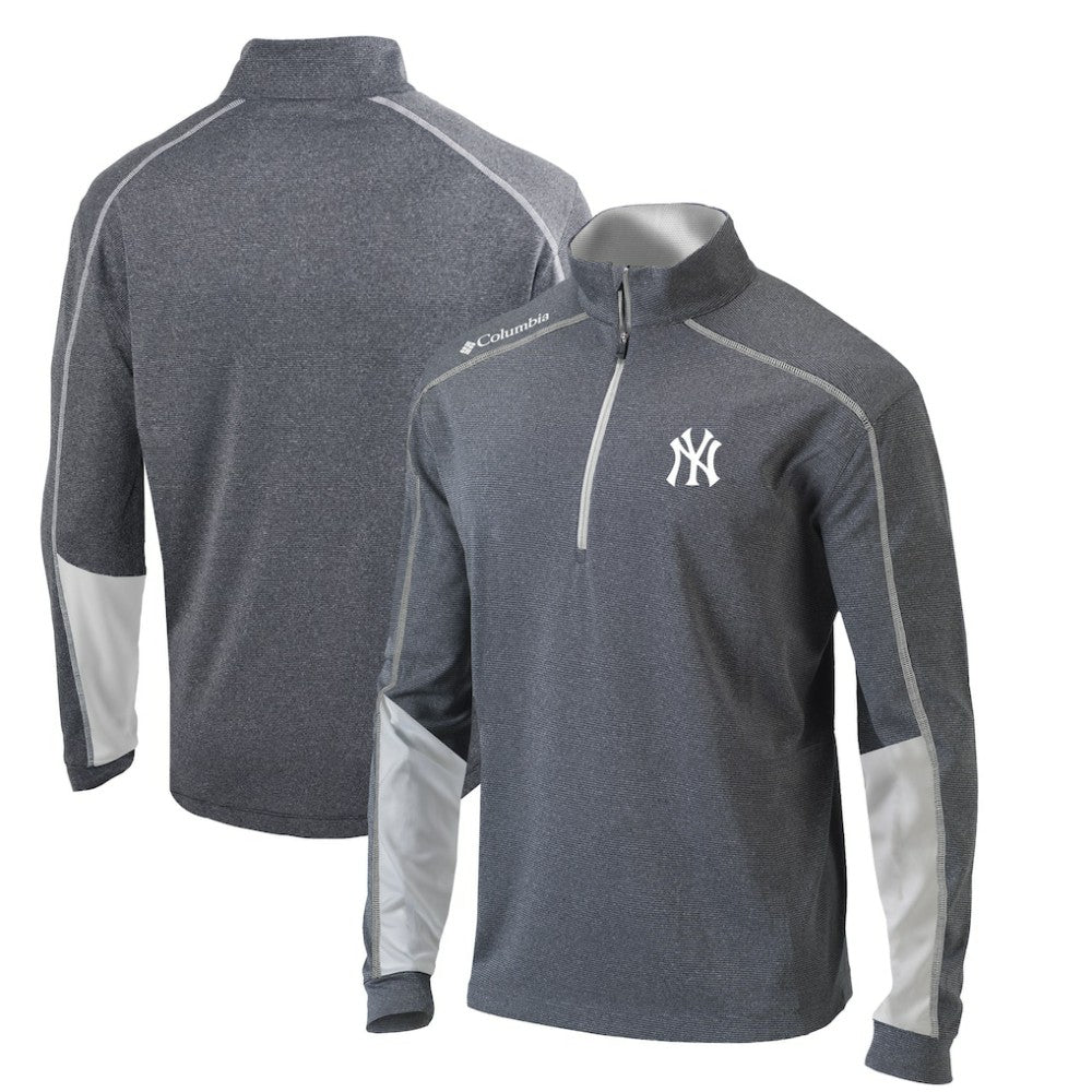 New York Yankees Columbia Omni-Wick Shotgun 2.0 Quarter-Zip Pullover Top | MLB Sale