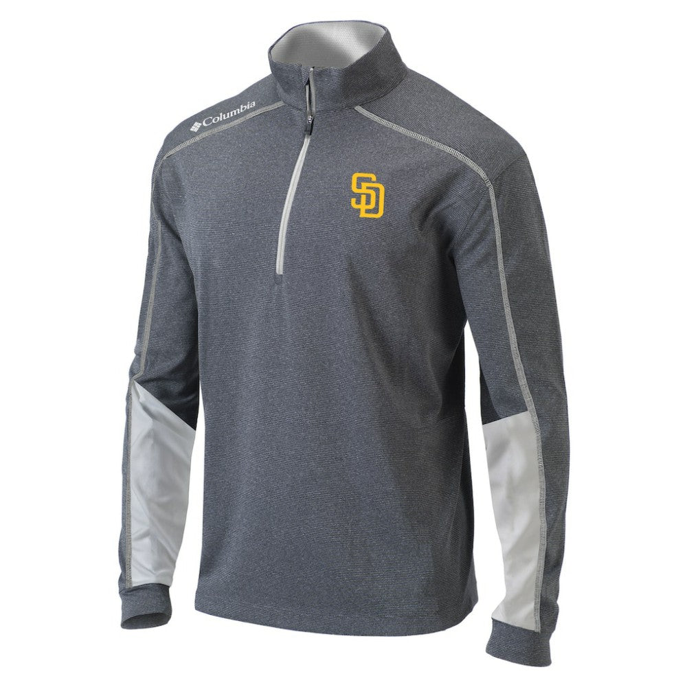 San Diego Padres Columbia Omni-Wick Shotgun 2.0 Quarter-Zip Pullover Top | MLB Discount