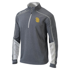 San Diego Padres Columbia Omni-Wick Shotgun 2.0 Quarter-Zip Pullover Top | MLB Discount