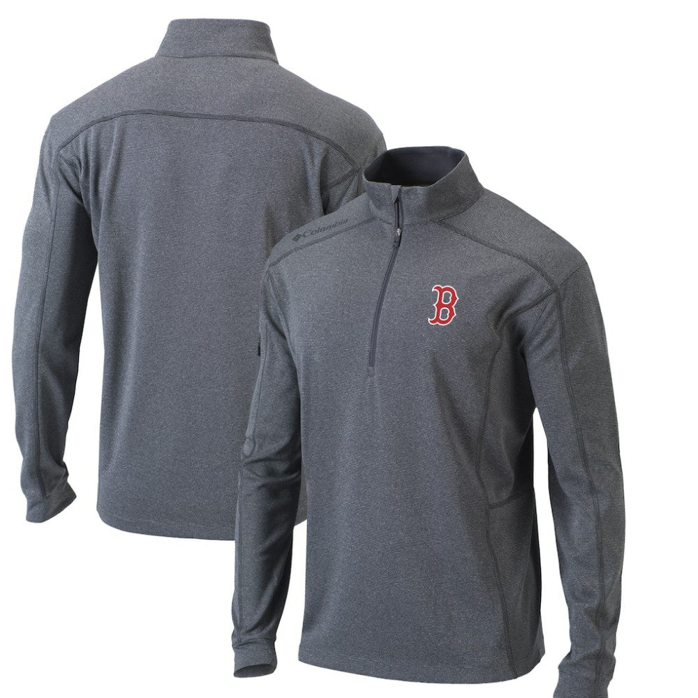 Boston Red Sox Columbia Omni-Wick Shotgun Quarter-Zip Pullover Top | MLB US