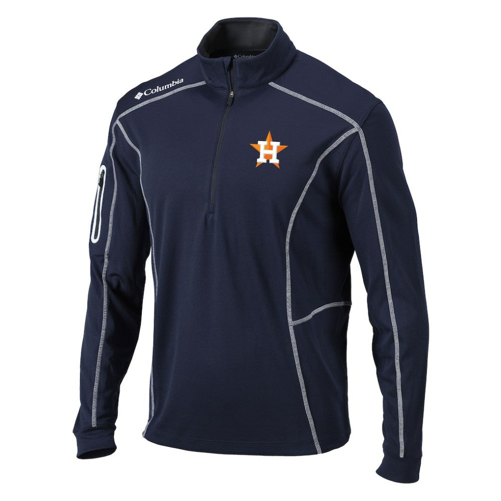 Houston Astros Columbia Omni-Wick Shotgun Quarter-Zip Pullover Top | MLB On Sale