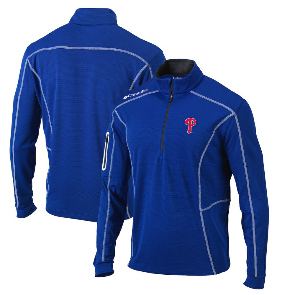 Philadelphia Phillies Columbia Omni-Wick Shotgun Quarter-Zip Pullover Top | MLB Shop