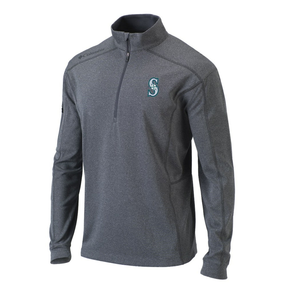 Seattle Mariners Columbia Omni-Wick Shotgun Quarter-Zip Pullover Top | MLB Near me