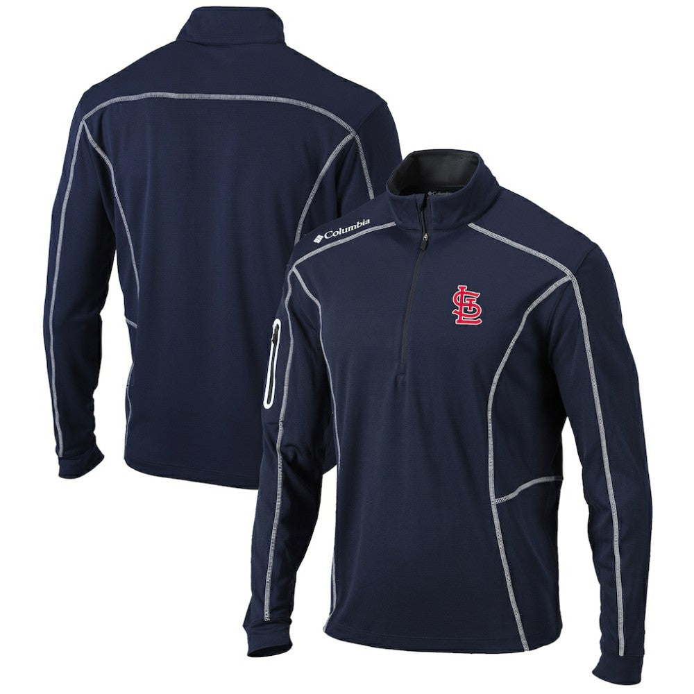 St. Louis Cardinals Columbia Omni-Wick Shotgun Quarter-Zip Pullover Top | MLB New