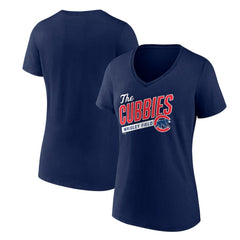 Chicago Cubs Women's Hometown Collection Those Cubbies V-Neck T-Shirt | MLB Outlet