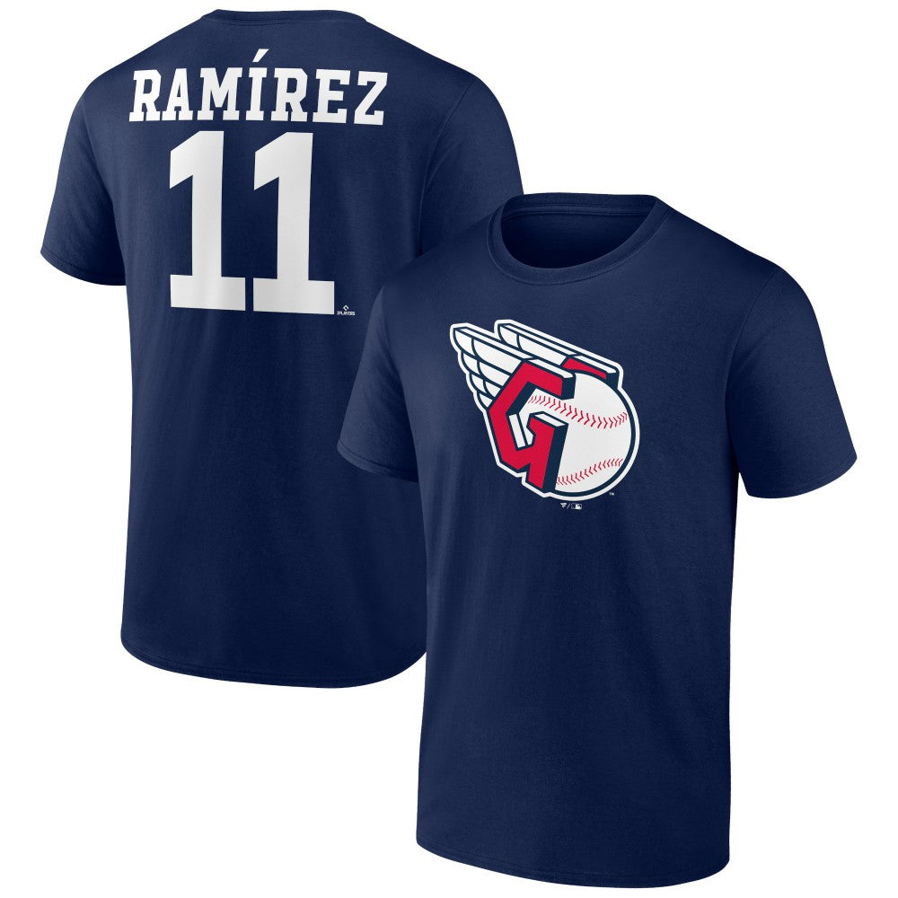 Jose Ramirez Cleveland Guardians Player Icon Name & Number T-Shirt | MLB For sale