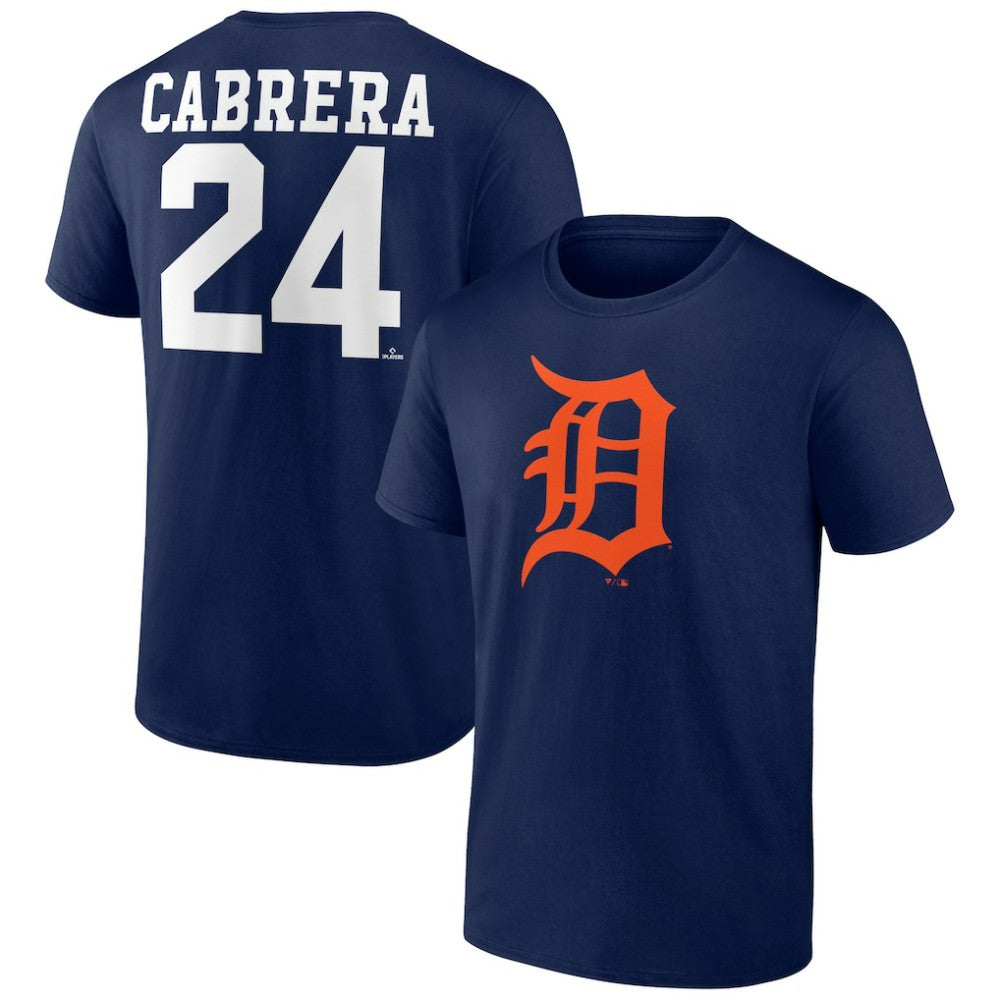 Miguel Cabrera Detroit Tigers Player Icon Name & Number T-Shirt | MLB Discount