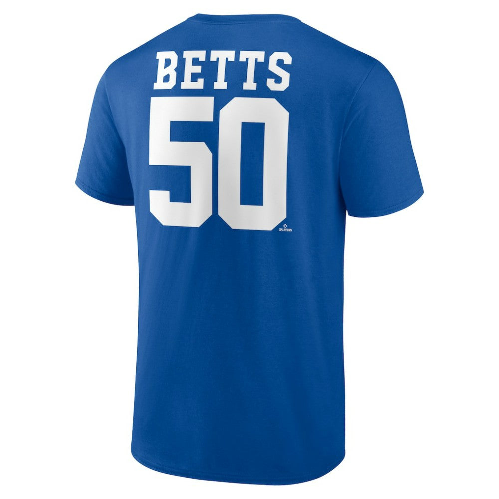 Mookie Betts Los Angeles Dodgers Player Icon Name & Number T-Shirt | MLB Discount