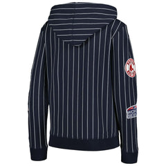 Boston Red Sox New Era Women's Pinstripe Tri-Blend Full-Zip Jacket | MLB Discount