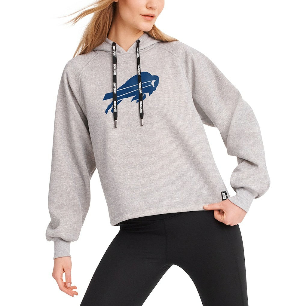 Buffalo Bills  DKNY Sport Women's Debbie Dolman Raglan Pullover Hoodie