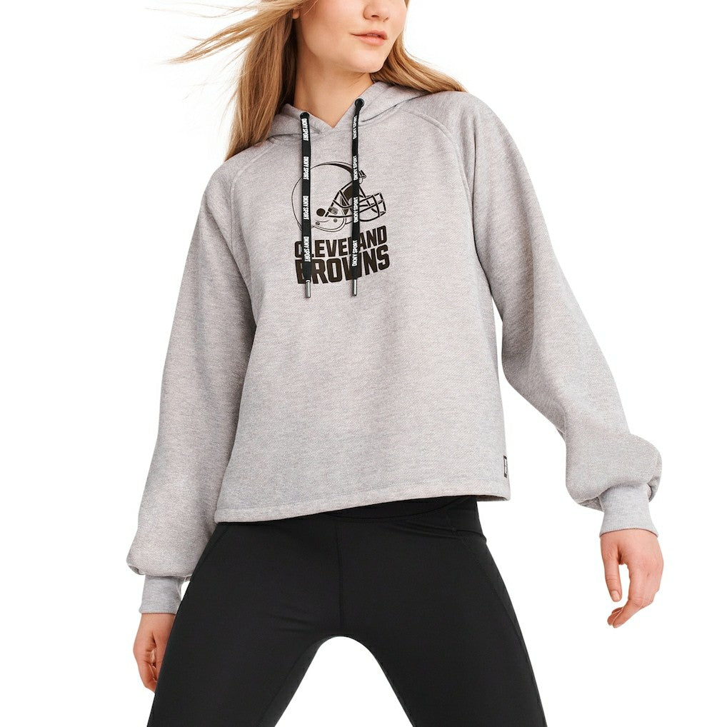 Cleveland Browns  DKNY Sport Women's Debbie Dolman Raglan Pullover Hoodie