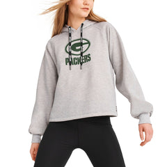 Green Bay Packers  DKNY Sport Women's Debbie Dolman Raglan Pullover Hoodie