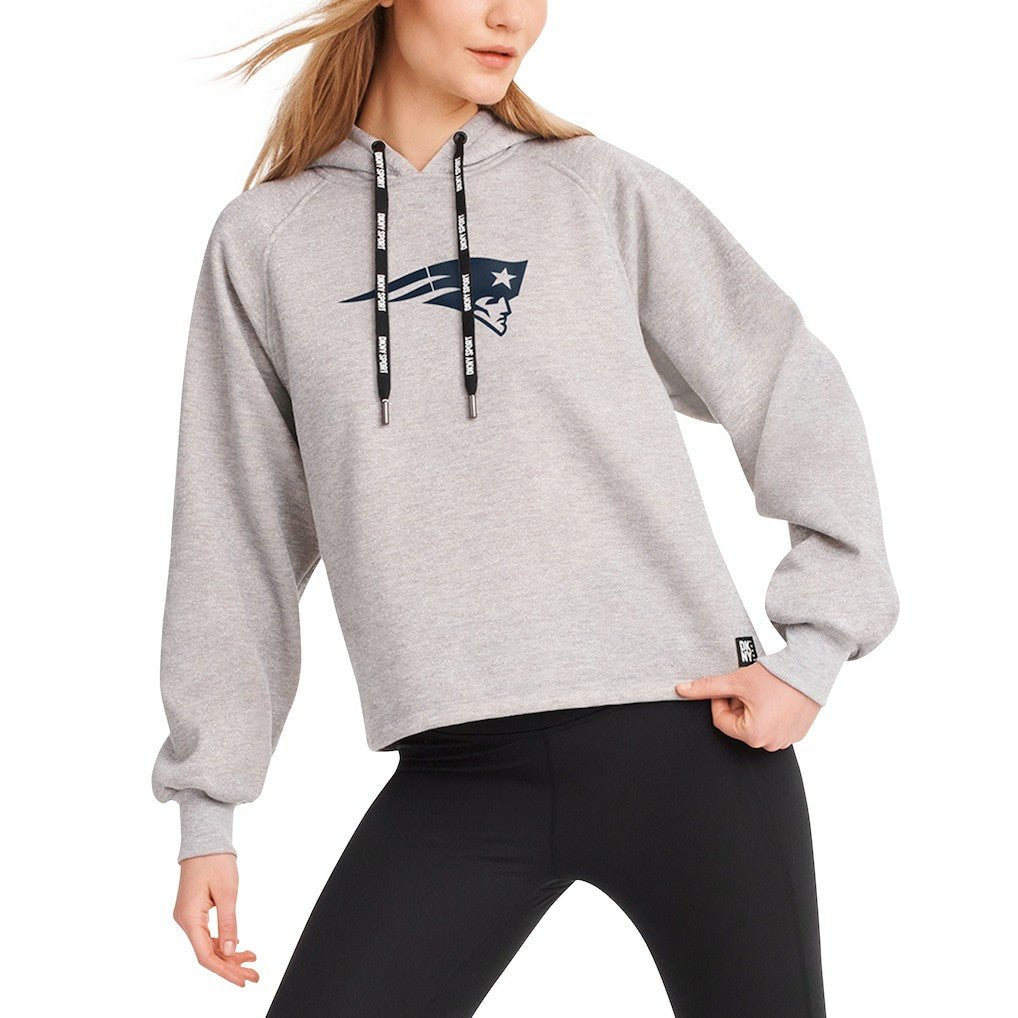 New England Patriots  DKNY Sport Women's Debbie Dolman Raglan Pullover Hoodie