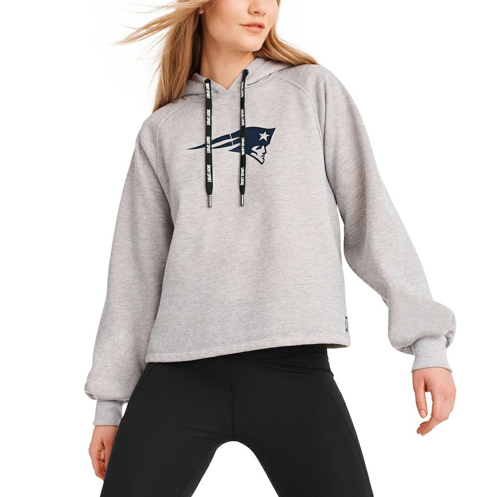 New England Patriots  DKNY Sport Women's Debbie Dolman Raglan Pullover Hoodie