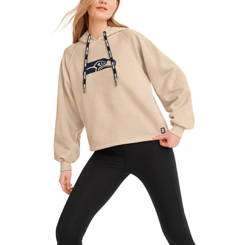 Seattle Seahawks  DKNY Sport Women's Debbie Dolman Raglan Pullover Hoodie