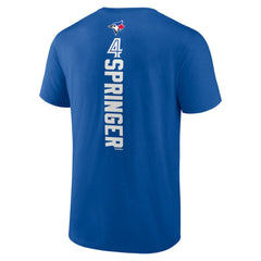 George Springer Toronto Blue Jays Playmaker Name & Number T-Shirt | MLB On Sale