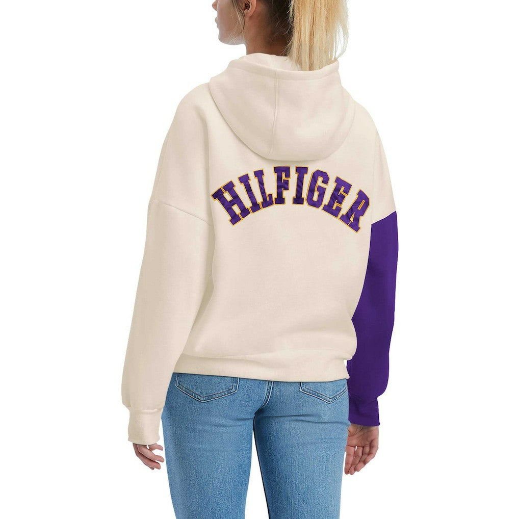 Minnesota Vikings  Tommy Hilfiger Women's Harriet Pullover Hoodie