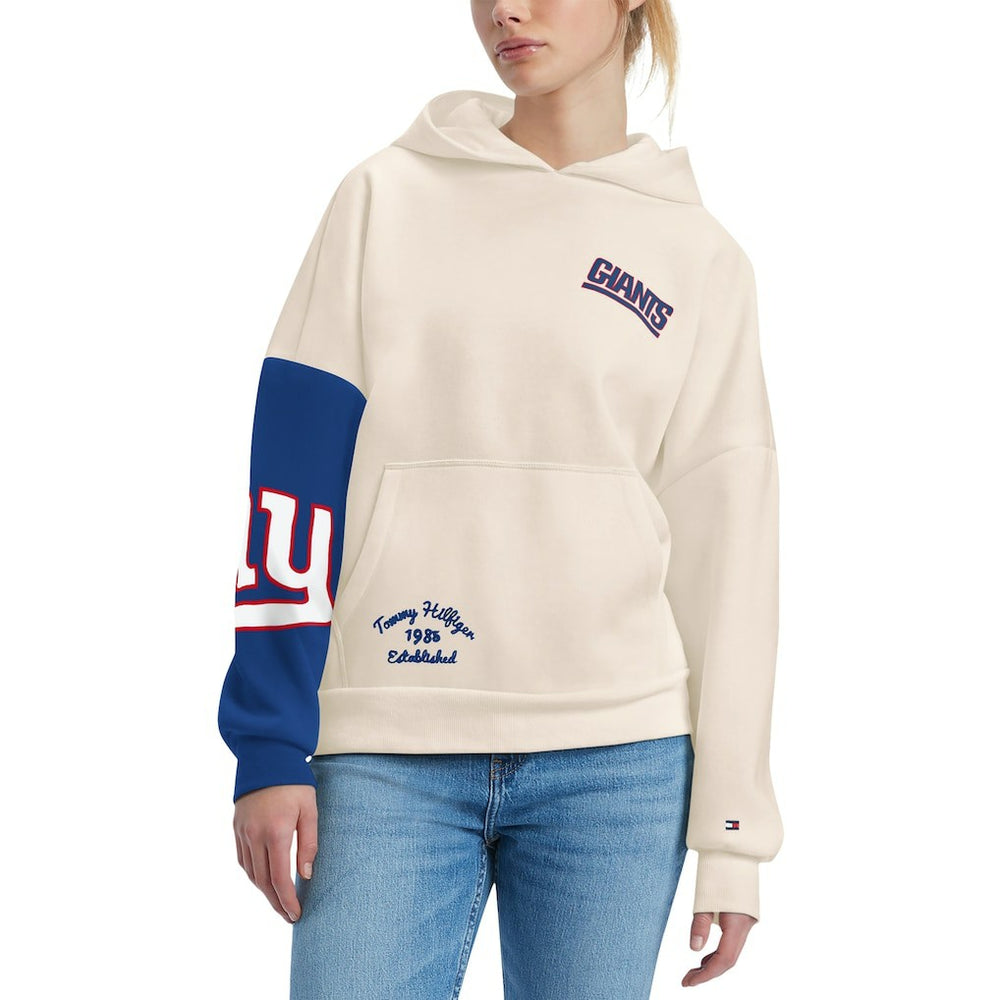 New York Giants  Tommy Hilfiger Women's Harriet Pullover Hoodie