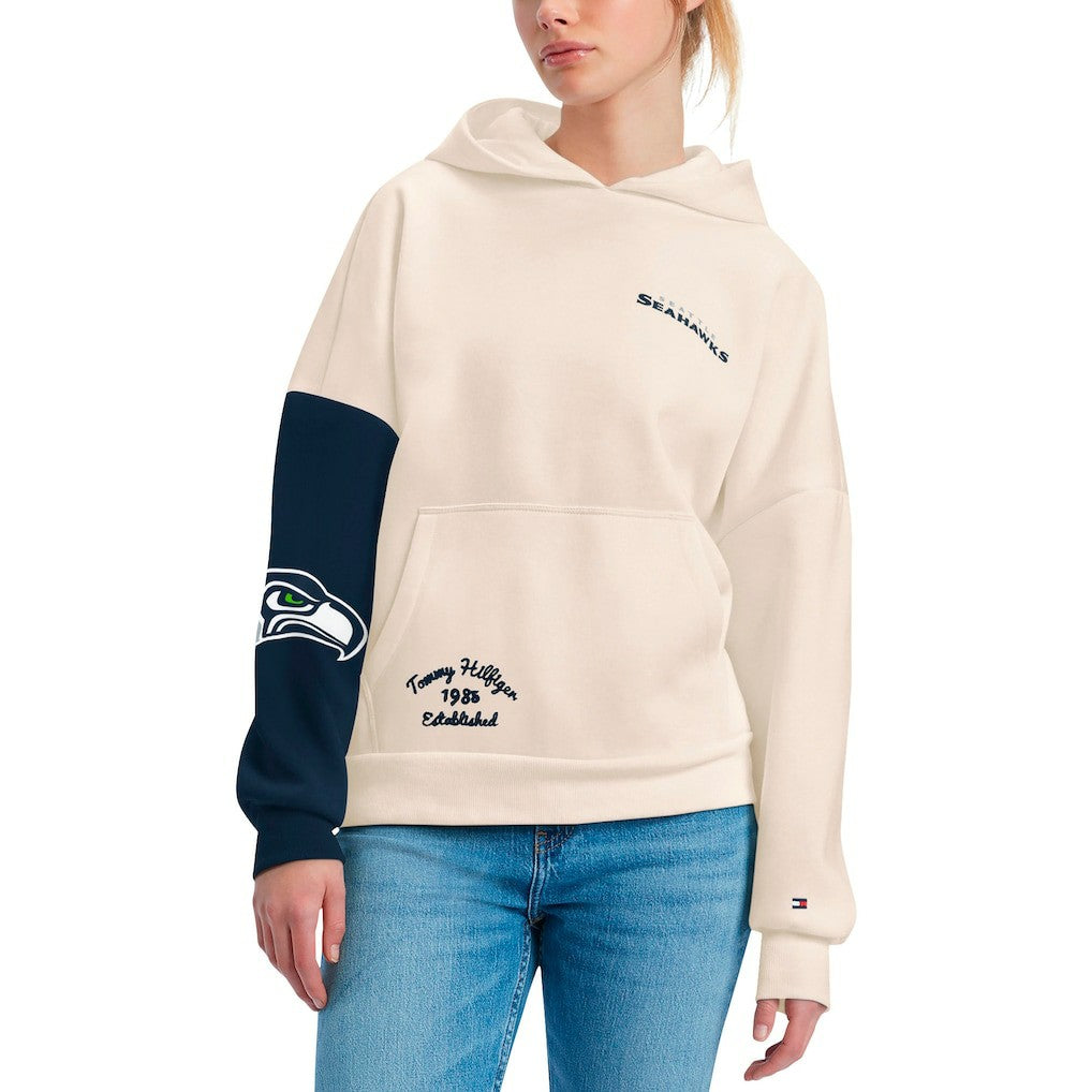 Seattle Seahawks  Tommy Hilfiger Women's Harriet Pullover Hoodie