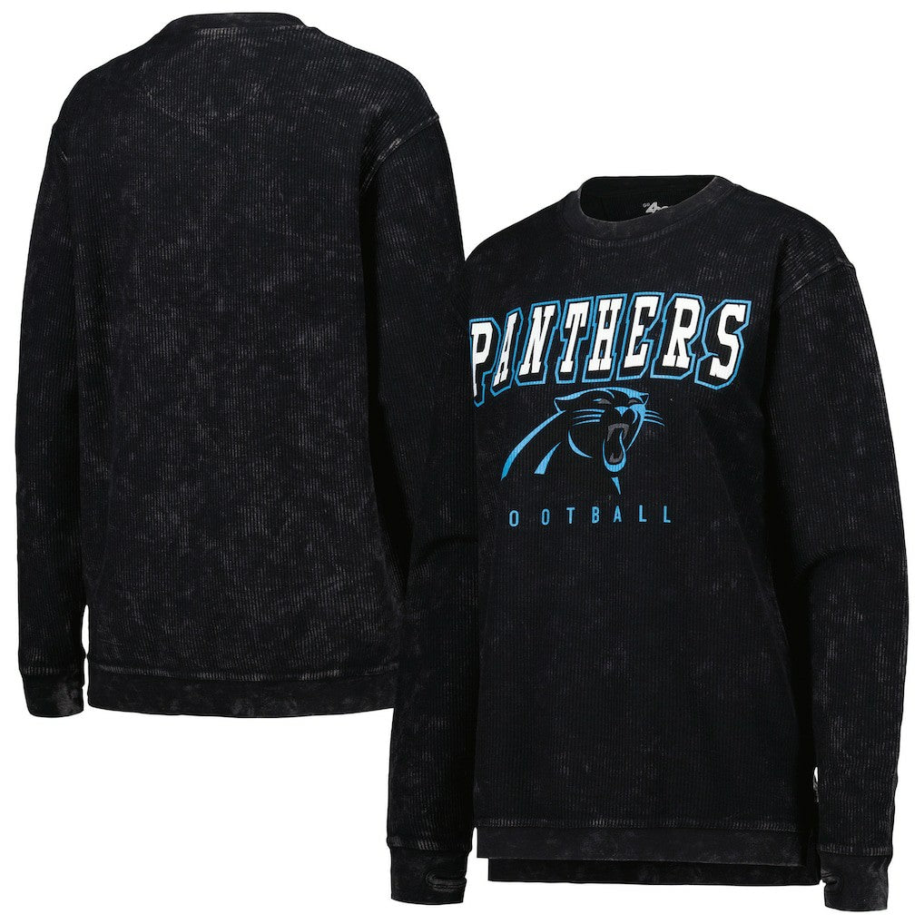 Carolina Panthers  G-III 4Her by Carl Banks Women's Comfy Cord Pullover Sweatshirt