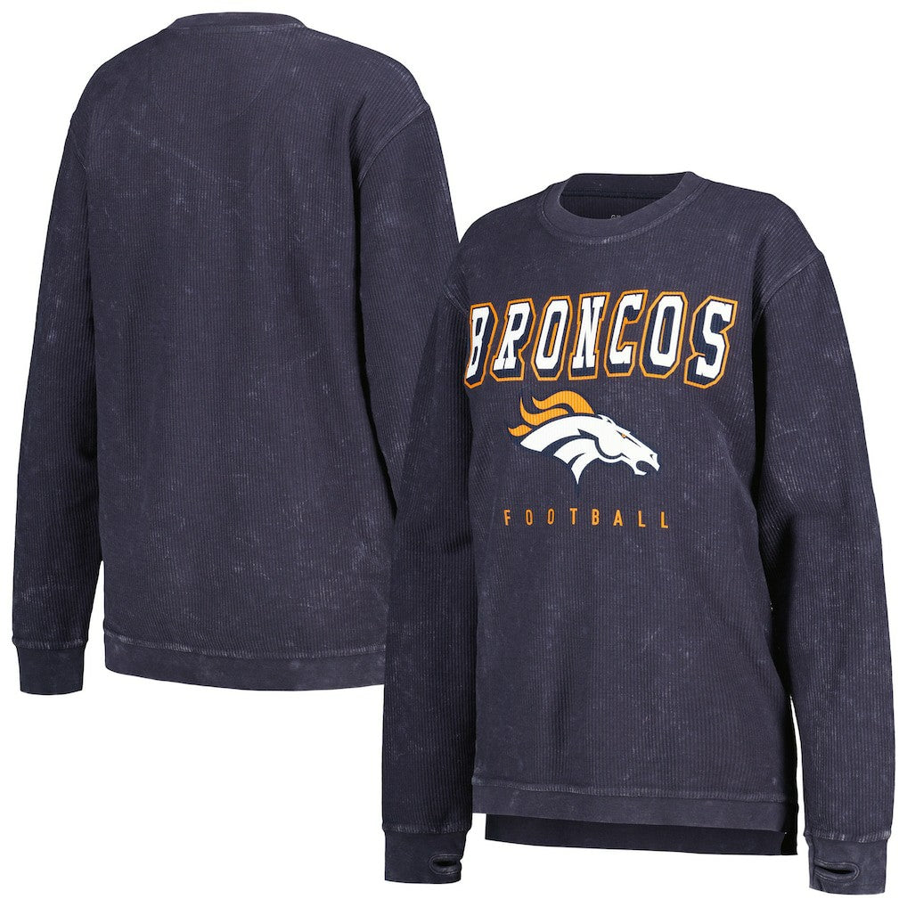 Denver Broncos  G-III 4Her by Carl Banks Women's Comfy Cord Pullover Sweatshirt