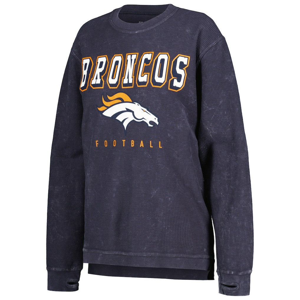 Denver Broncos  G-III 4Her by Carl Banks Women's Comfy Cord Pullover Sweatshirt