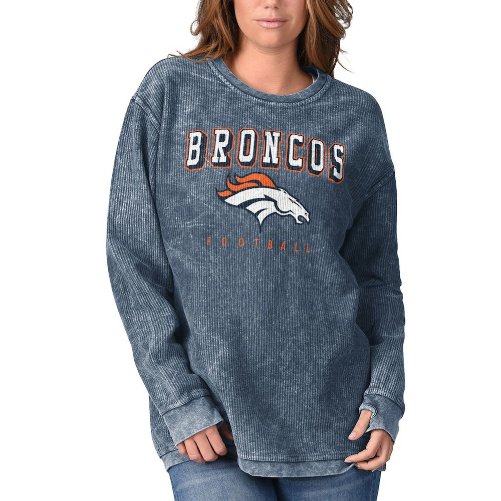 Denver Broncos  G-III 4Her by Carl Banks Women's Comfy Cord Pullover Sweatshirt