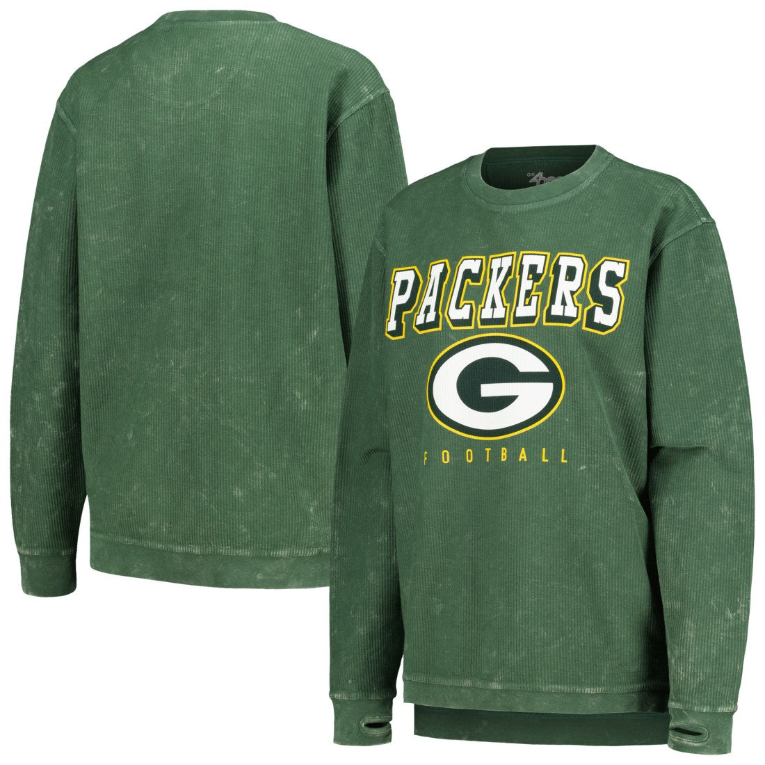 Green Bay Packers  G-III 4Her by Carl Banks Women's Comfy Cord Pullover Sweatshirt