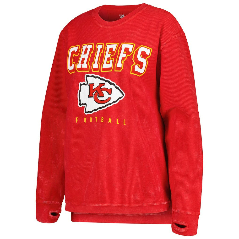 Kansas City Chiefs  G-III 4Her by Carl Banks Women's Comfy Cord Pullover Sweatshirt