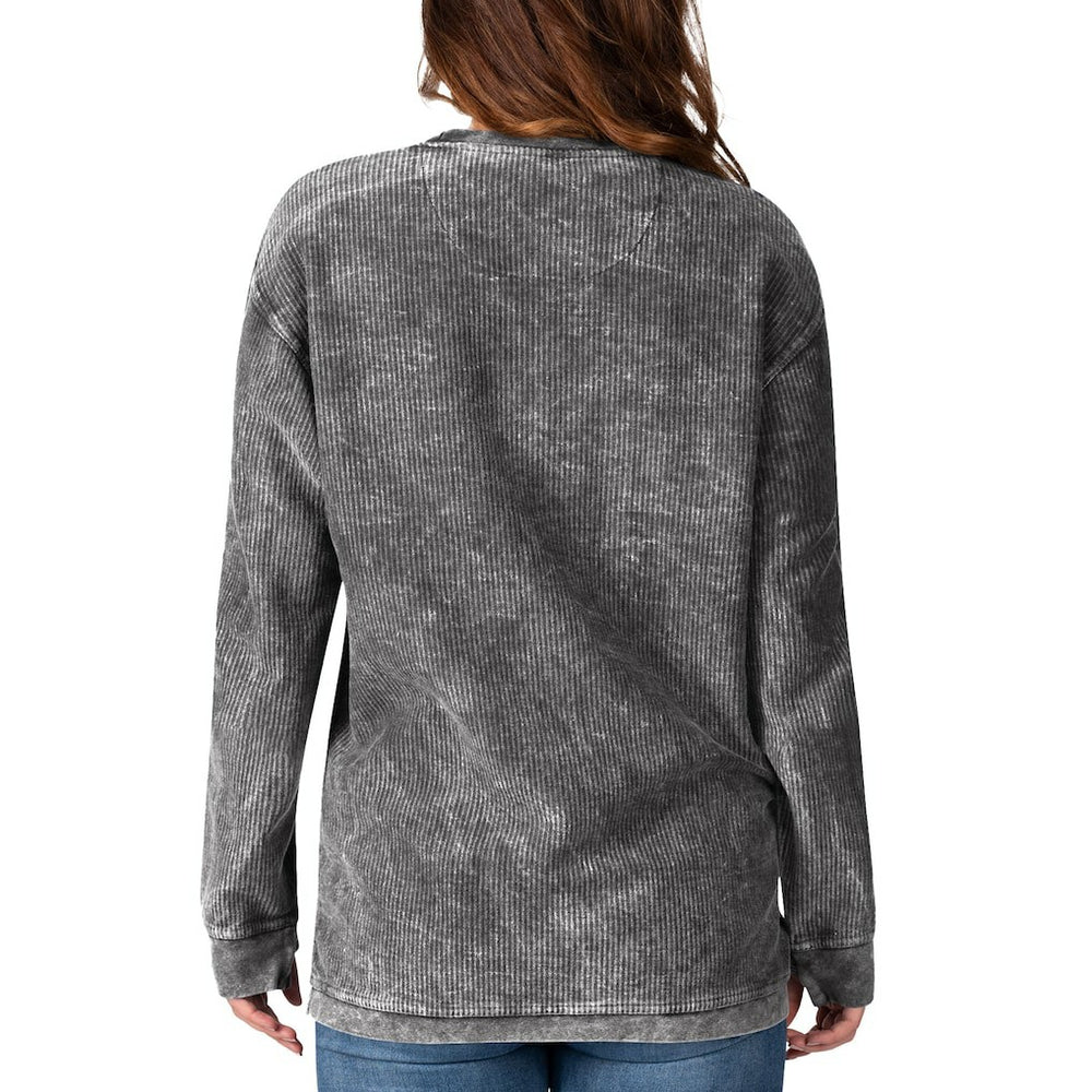 Las Vegas Raiders  G-III 4Her by Carl Banks Women's Comfy Cord Pullover Sweatshirt
