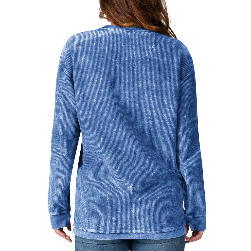 Los Angeles Chargers  G-III 4Her by Carl Banks Women's Comfy Cord Pullover Sweatshirt