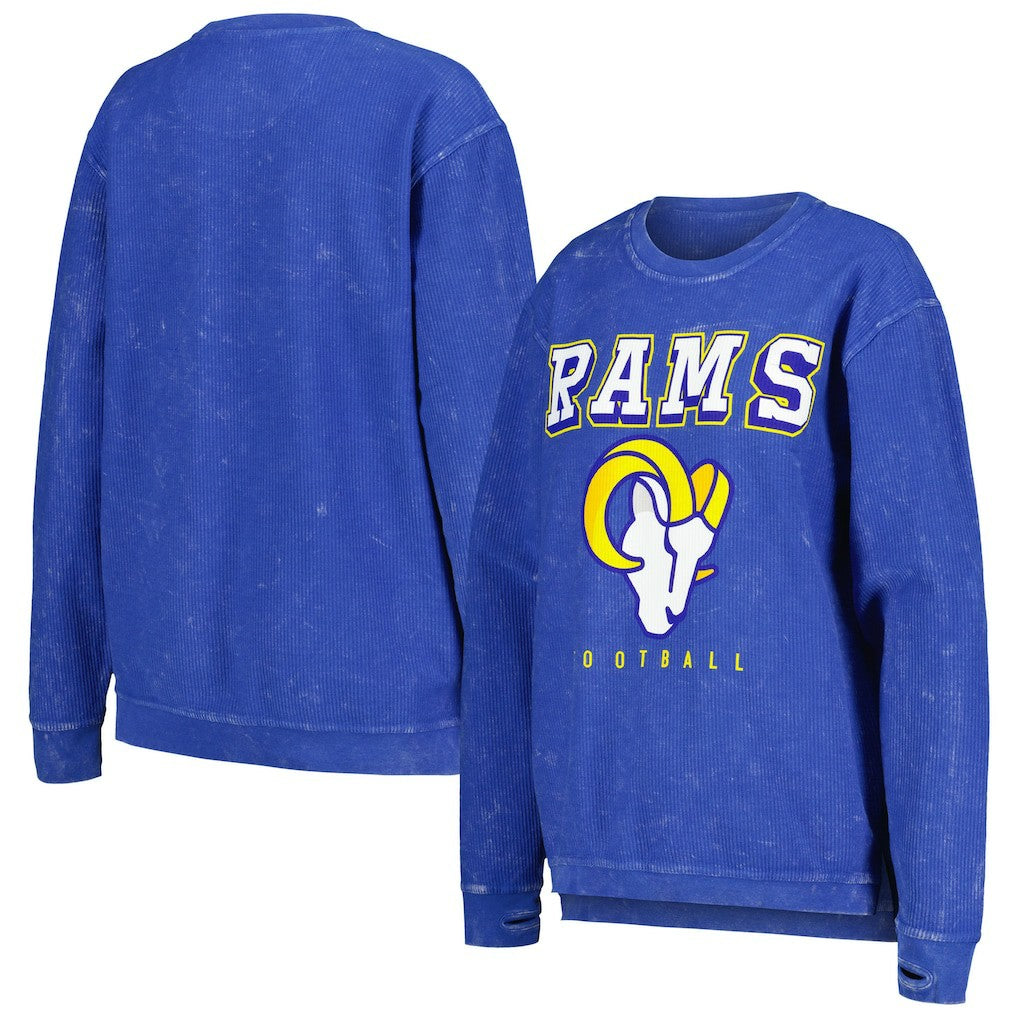 Los Angeles Rams  G-III 4Her by Carl Banks Women's Comfy Cord Pullover Sweatshirt