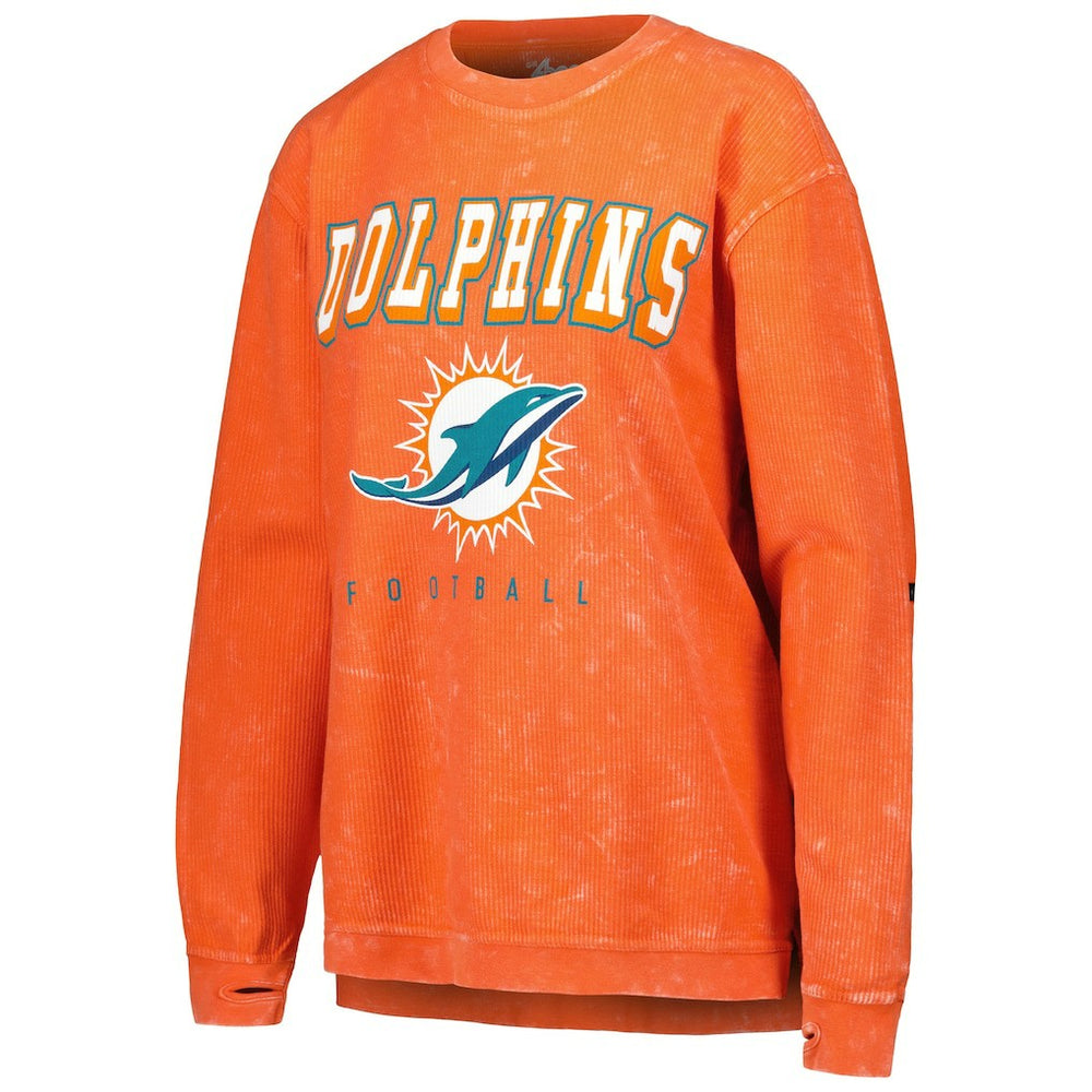 Miami Dolphins  G-III 4Her by Carl Banks Women's Comfy Cord Pullover Sweatshirt