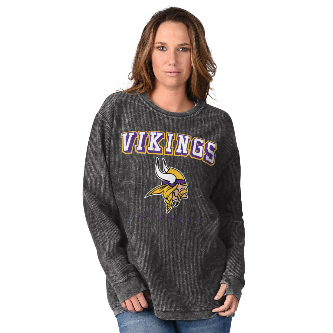 Minnesota Vikings  G-III 4Her by Carl Banks Women's Comfy Cord Sweatshirt