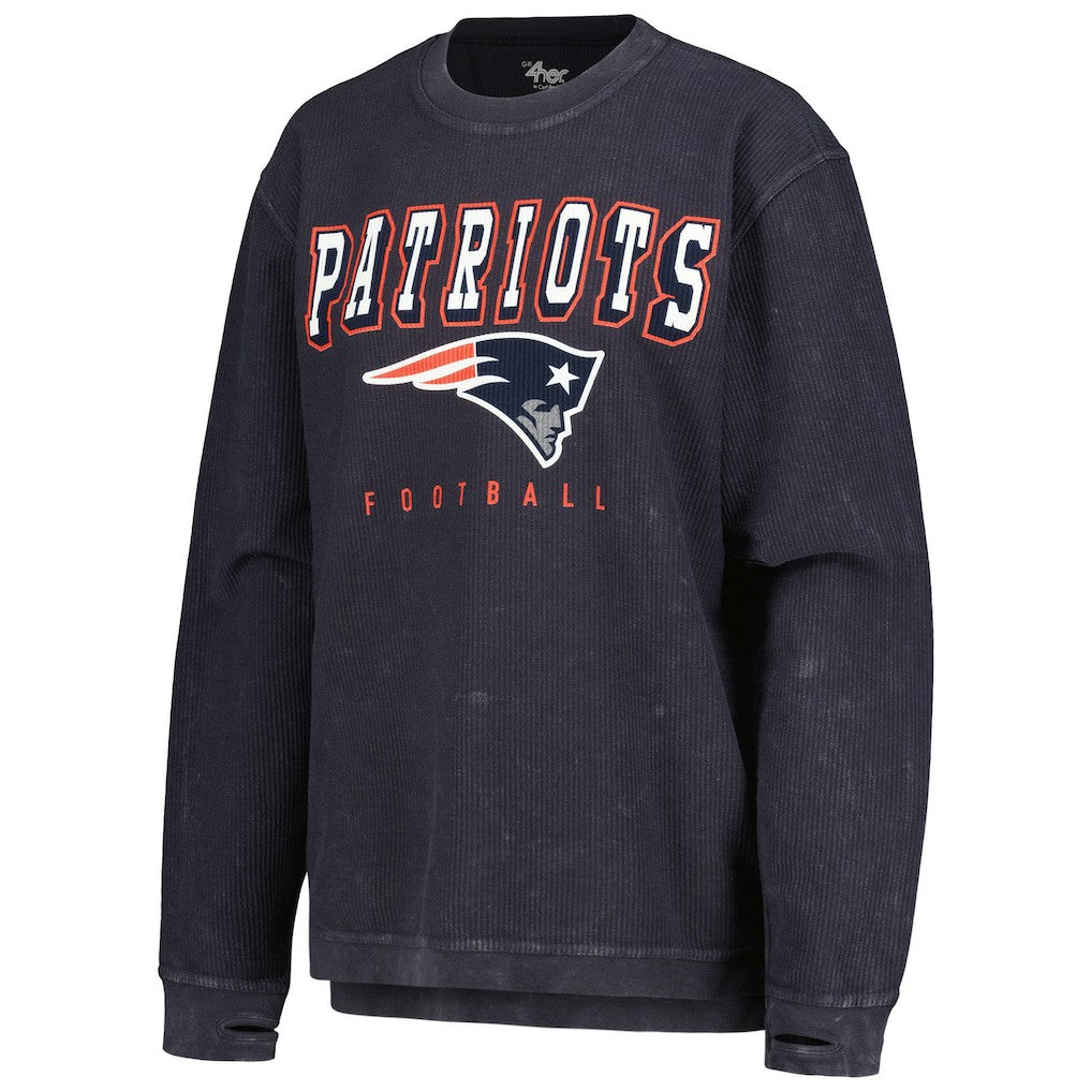 New England Patriots  G-III 4Her by Carl Banks Women's Comfy Cord Pullover Sweatshirt