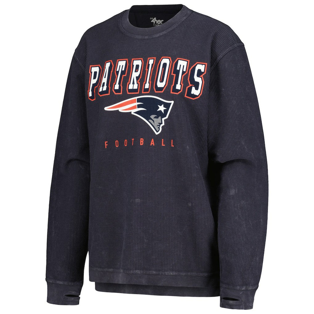 New England Patriots  G-III 4Her by Carl Banks Women's Comfy Cord Pullover Sweatshirt