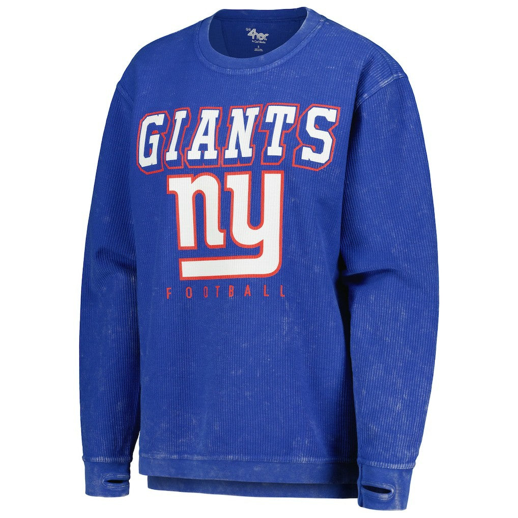 New York Giants  G-III 4Her by Carl Banks Women's Comfy Cord Pullover Sweatshirt