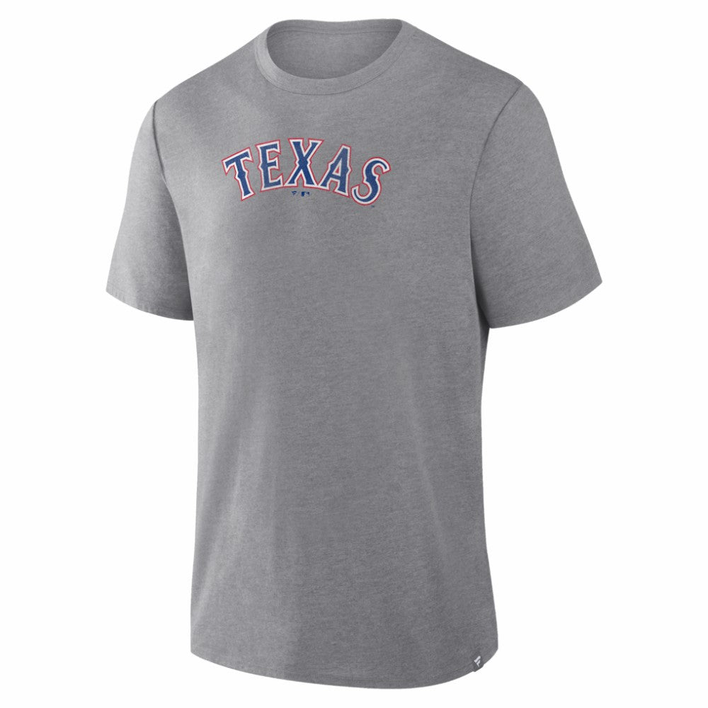 Texas Rangers Fanatics Play Tribute Tri-Blend T-Shirt | MLB Outlet