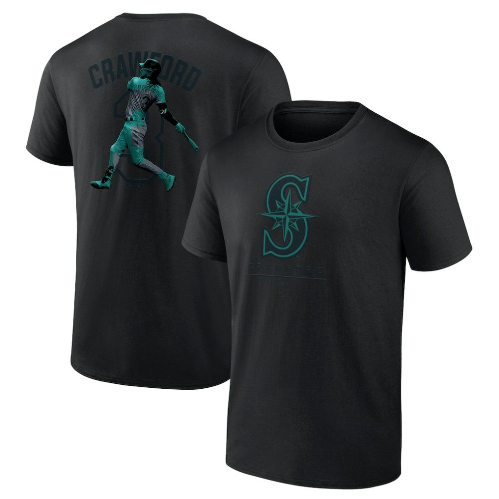 J.P. Crawford Seattle Mariners Double Play Name & Number T-Shirt | MLB For sale