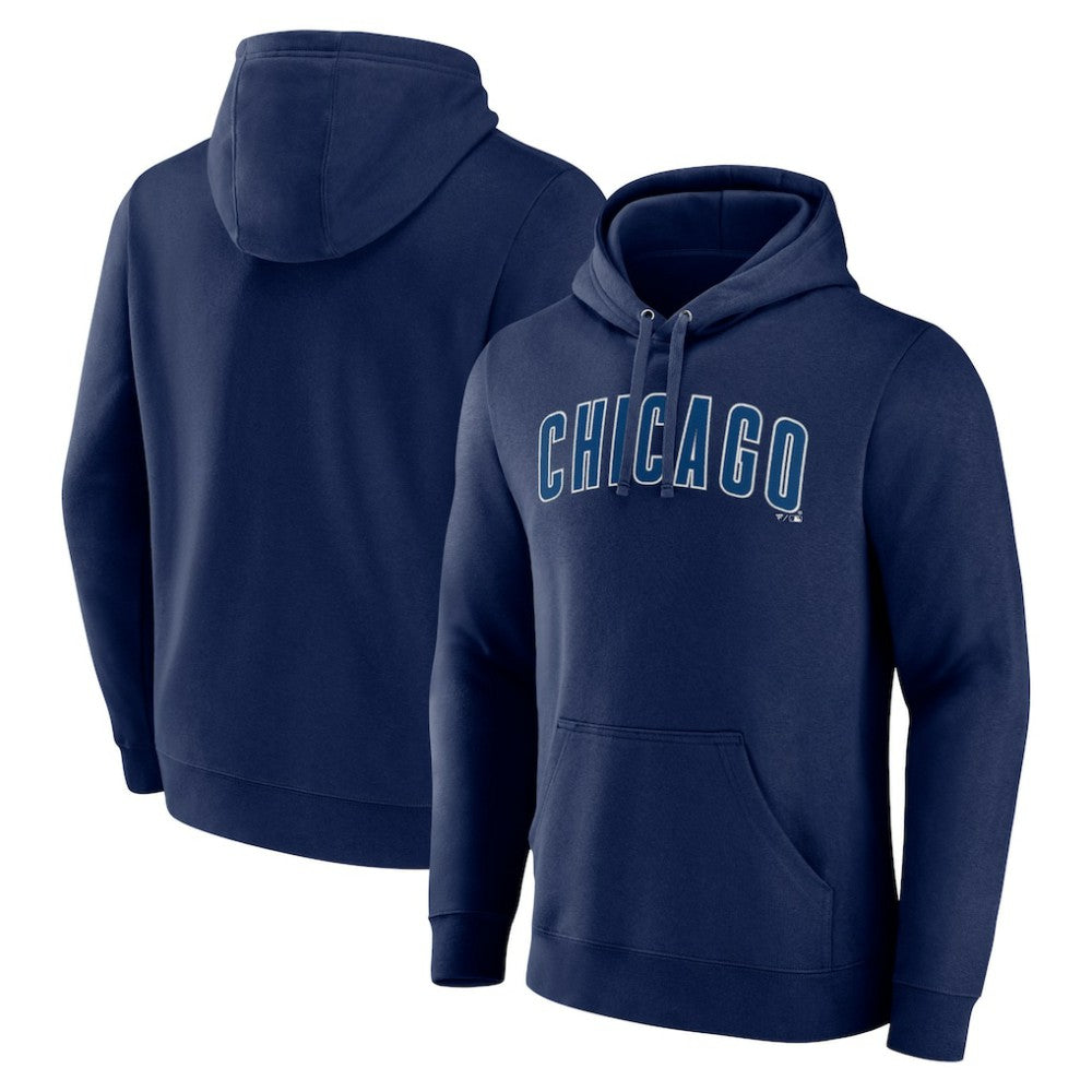 Chicago Cubs Official Wordmark Pullover Hoodie | MLB Discount
