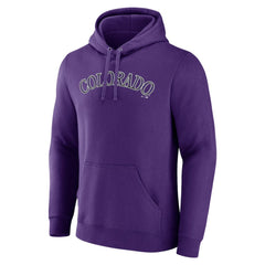 Colorado Rockies Official Wordmark Pullover Hoodie | MLB Discount
