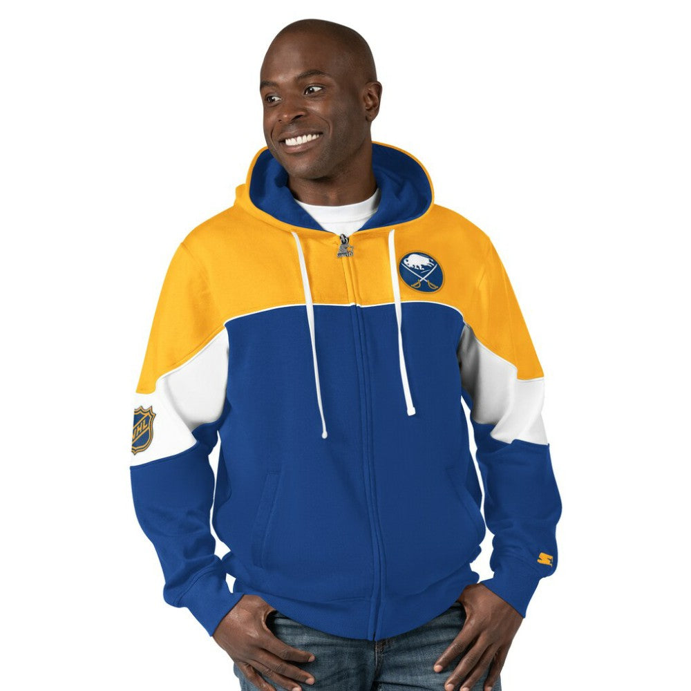 Buffalo Sabres Starter Power Forward Full-Zip Hoodie On Sale