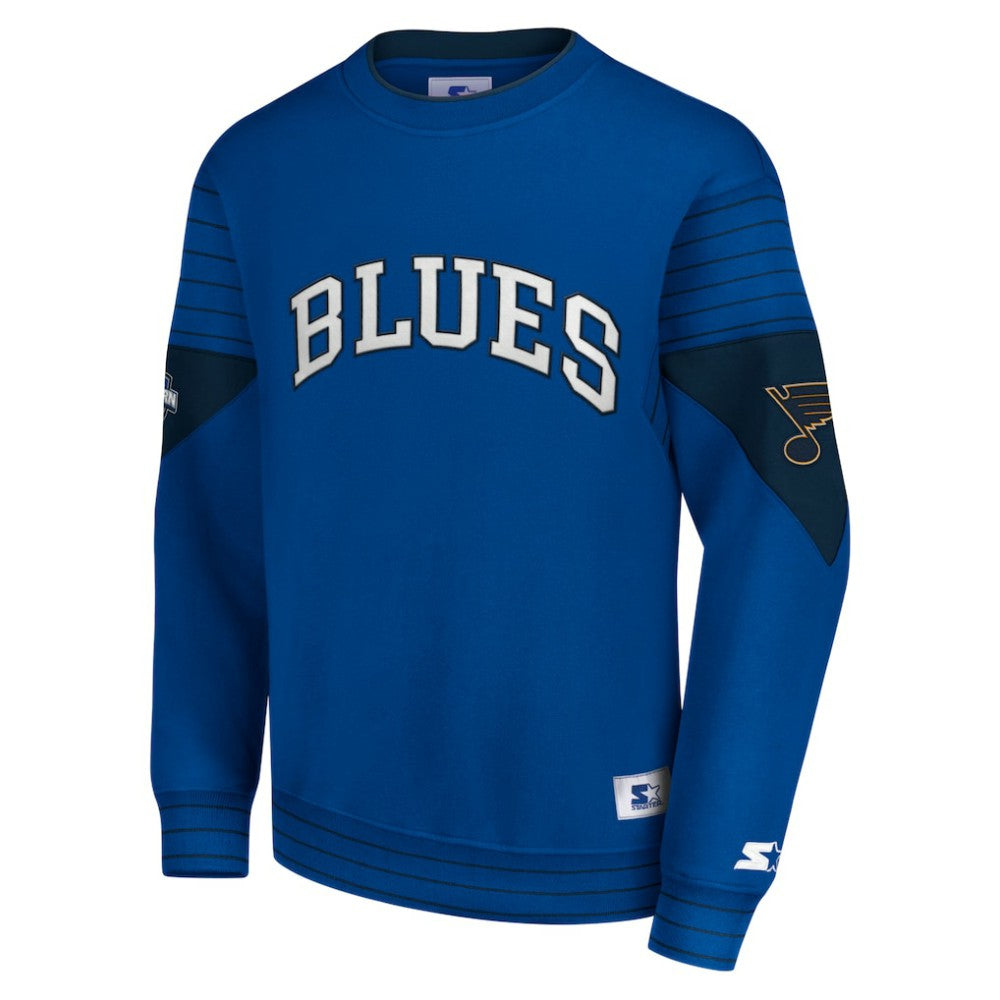 St. Louis Blues Starter Faceoff Pullover Sweatshirt For Sale